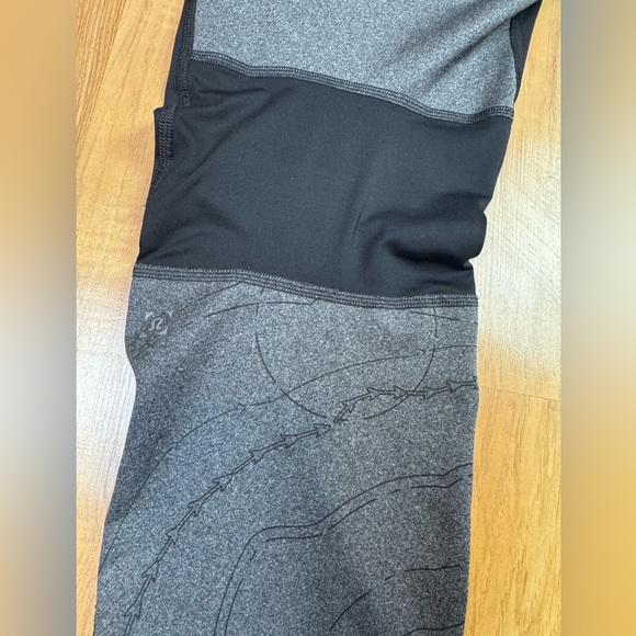 Lululemon X Wilderness Surge Running Tights Men’s XL Gray/ Black M5731S - Picture 11 of 14